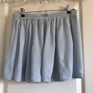 Light Blue Brandy Melville Mini Skirt